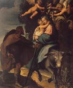 Carducci, Bartolommeo The Flight into Egypt oil